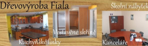 Dřevovýroba Fiala - vestavěné skříně, kuchyňské linky, školní nábytek, kanceláře, truhlářství Svitavy 