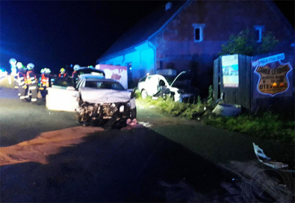 Pět osob se zranilo při nehodě dvou vozidel v Hradci nad Svitavou